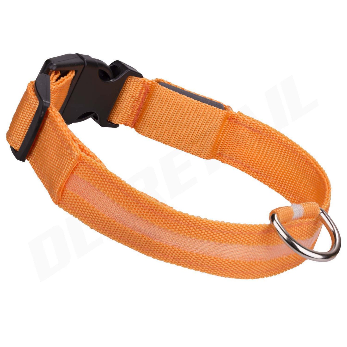 Light up LED Dog Collar Adjustable USB Rechargeable Pet Safety Luminous ALL SIZE