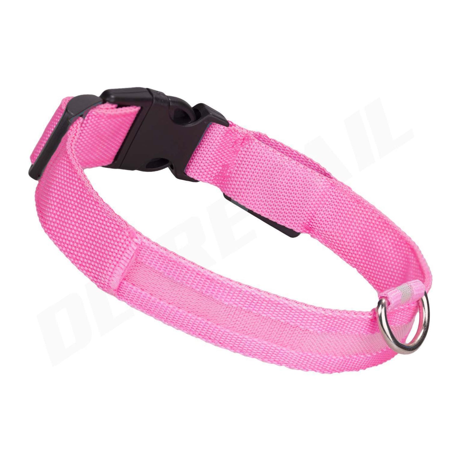 Light up LED Dog Collar Adjustable USB Rechargeable Pet Safety Luminous ALL SIZE