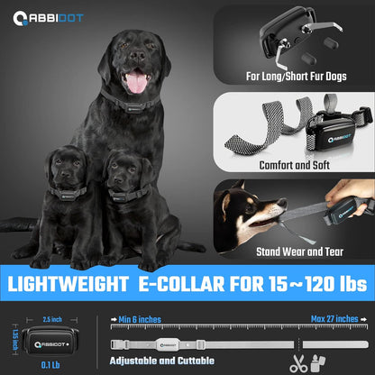 3300 Ft Dog Training Collar with Remote - [New Version] Shock Collar, 5 Training Modes, 88 Levels E Collar, Waterproof Training Collar for Small Medium Large Dogs(15~120 Lbs)