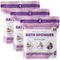 Rinse Free Bath Sponge, No Rinse Bath Wipes, Lavender Scented - 75 Count - 3 Pack
