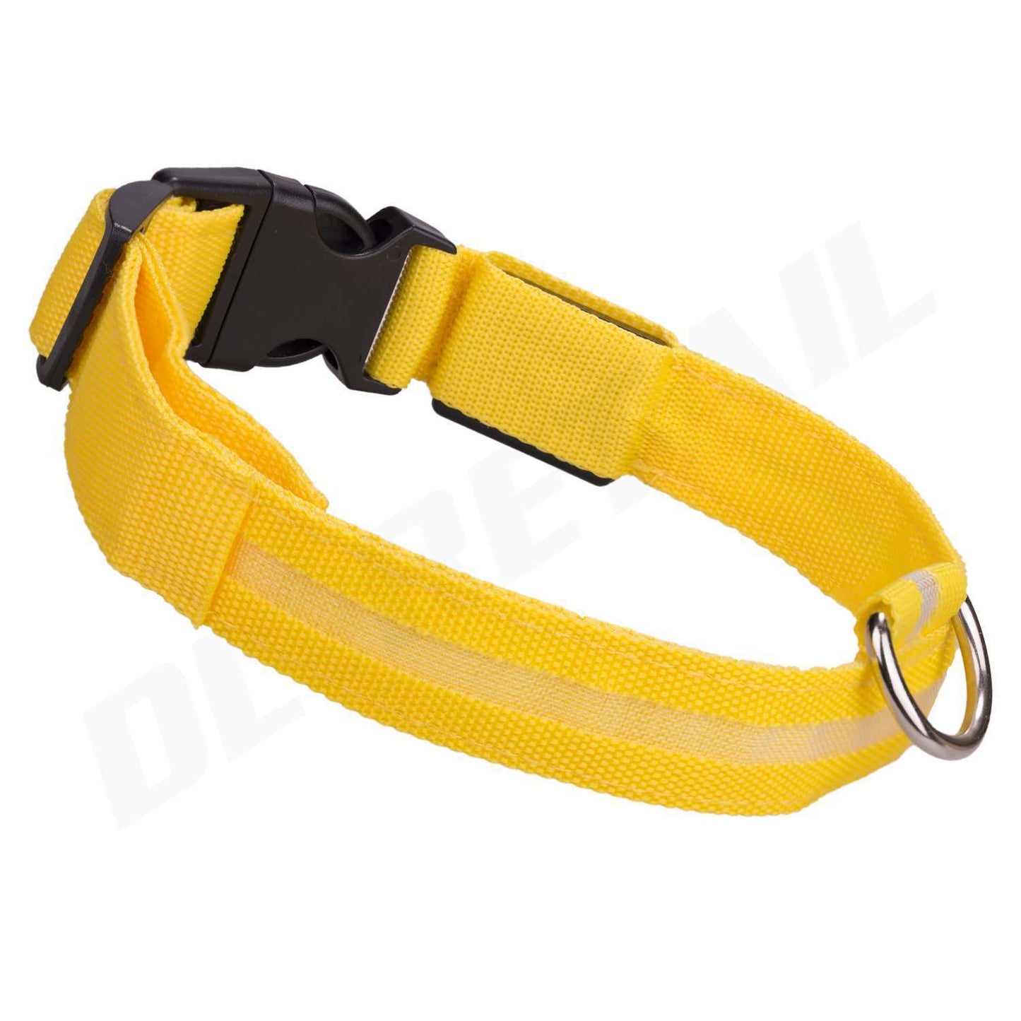 Light up LED Dog Collar Adjustable USB Rechargeable Pet Safety Luminous ALL SIZE