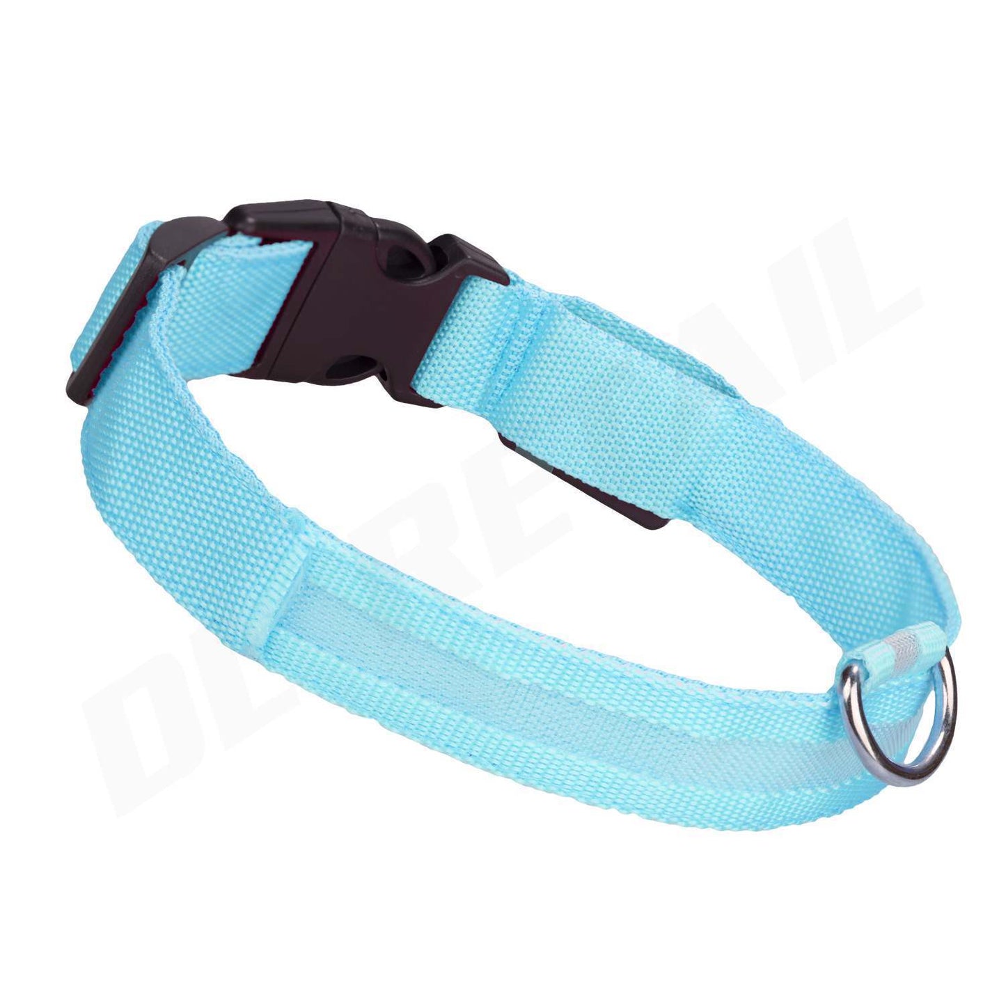 Light up LED Dog Collar Adjustable USB Rechargeable Pet Safety Luminous ALL SIZE